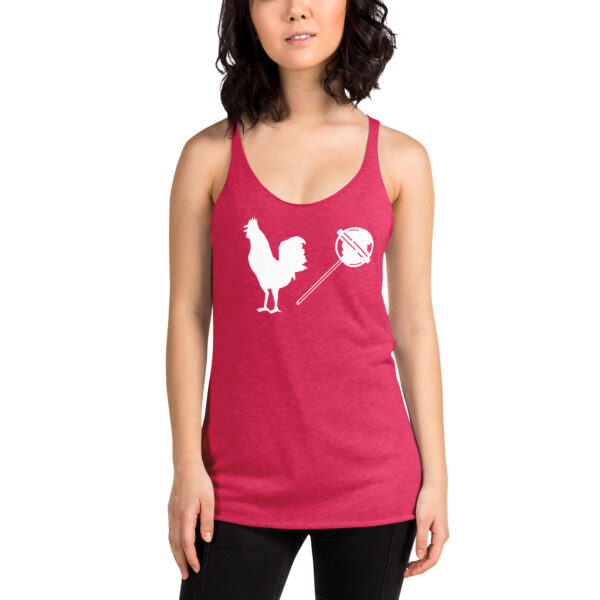 Cock Sucker Women's Racerback Tank - Image 3